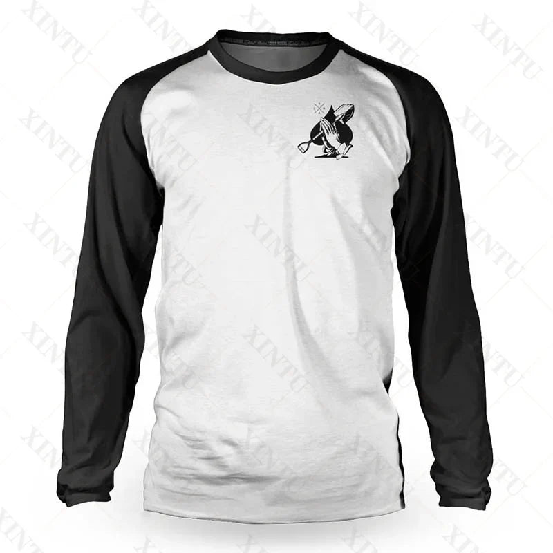 2022 Loose Rider Men's Long Sleeve Jersey DH Motocross Sportswear MTB Mountain Bike Downhill Shirt MX Mountain Bike Shirt