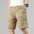 Men's Elastic Waist Sweat Shorts Relaxed Fit Mens Cargo Shorts Casual Gym Shorts Drawstring Cotton Shorts