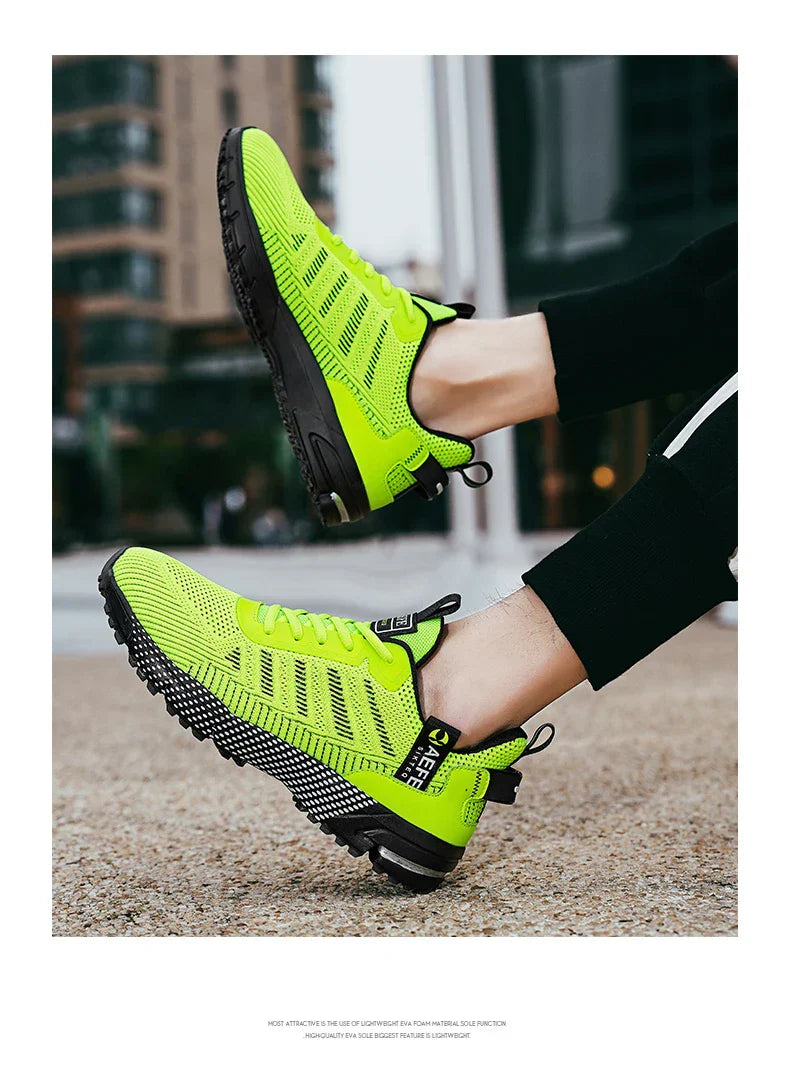 Men Running Shoes Breathable Outdoor Sports Shoes Lightweight Sneakers for Men Comfortable Athletic Training Footwear