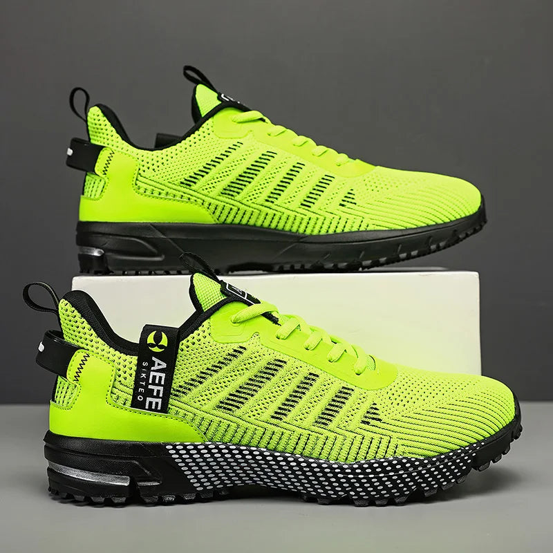 Men Running Shoes Breathable Outdoor Sports Shoes Lightweight Sneakers for Men Comfortable Athletic Training Footwear