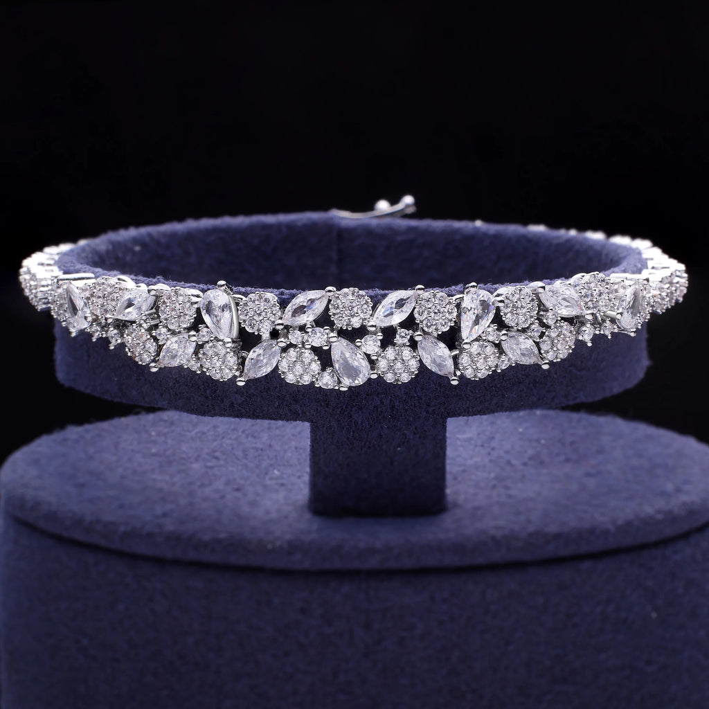 2023 Hot Selling 4-Piece Jewelry Set Cubic Zirconia for Women's Wedding Party Wedding Accessories Dubai, Saudi Arabia