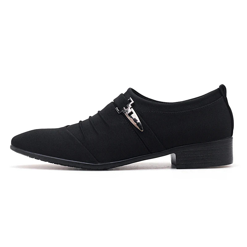 Men's Spring and Autumn Business Casual Dress Leather Shoes