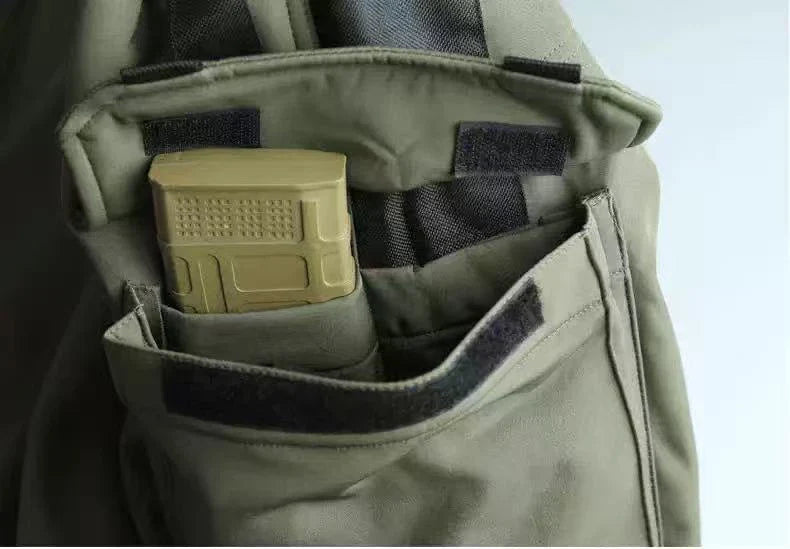 Men's Tactical Military Winter Autumn Fleece Waterproof Jackets Sports Hiking Camping Climbing Outdoor Hood Coat Hunting Combat