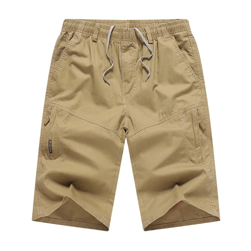 Plus Size Men's Shorts Casual Cargo Shorts Summer Cotton Work Shorts Outdoor Sweatpants Cool Breathable