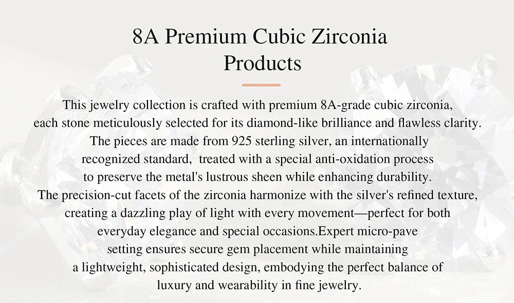 Soild 925 Sterling Silver Square Pendant Necklace with 8A Cubic Zirconia Lovers Jewelry Gift 45cm Neck Chain LZN27
