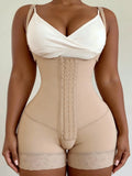 Colombian Shapewear: Waist-Slimming & Butt-Lifting Strapless, Hook-and-Eye Closure, High-Waisted Design with Firm Tummy Control