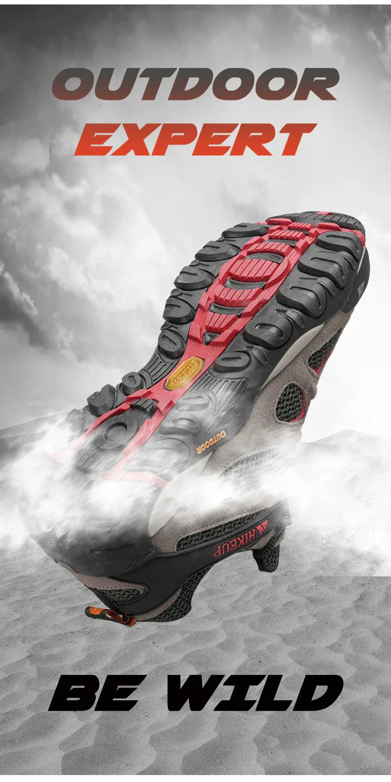 Men Shoes Breathable Splashproof Outdoor Hiking Shoes Mountain Climbing Sport Men Hunting Trekking Sneaker
