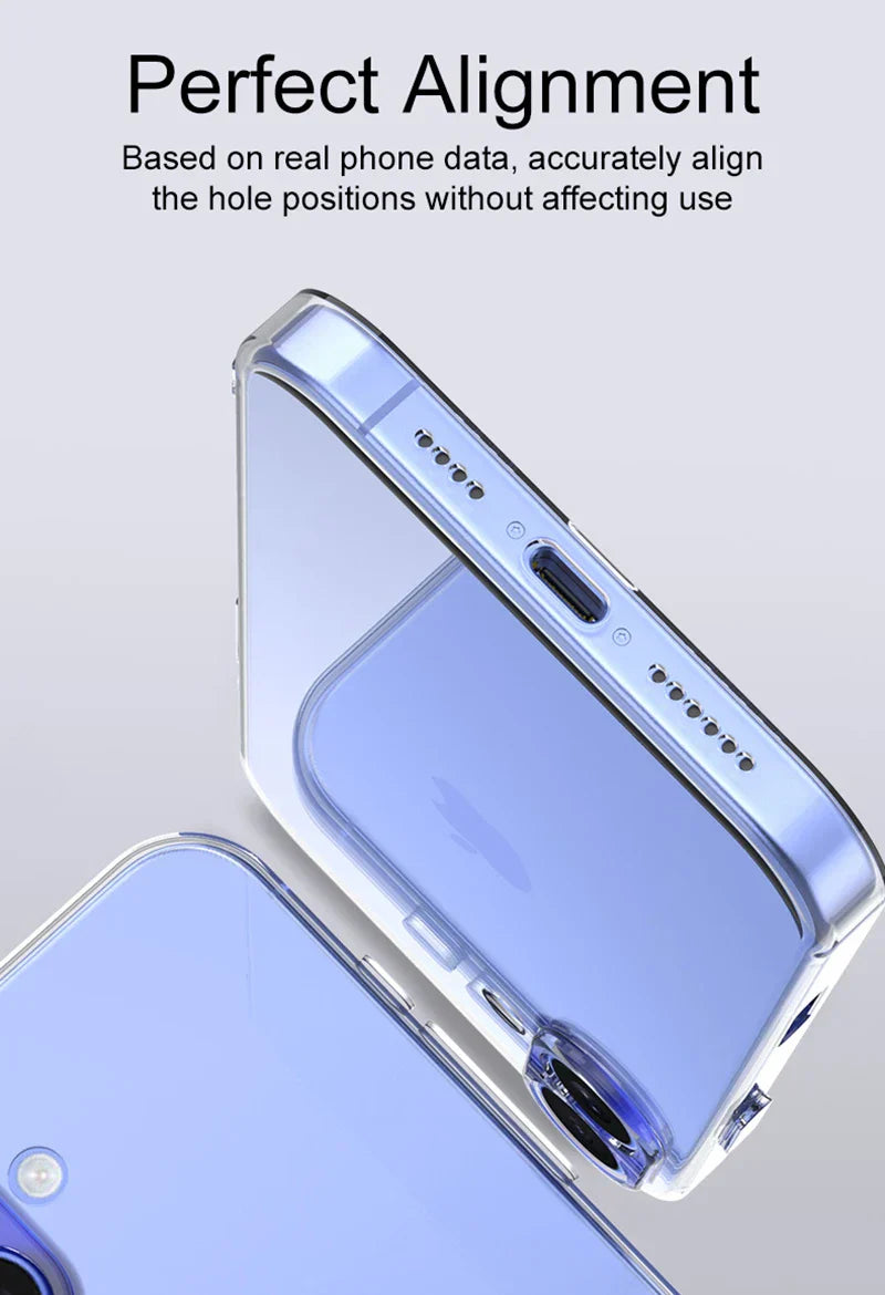 Ultra Thin Silicone Soft Case For iPhone 16 Pro Max Plus Crystal Clear Transparent Full Camera Cover Shell 16pro Promax 16plus