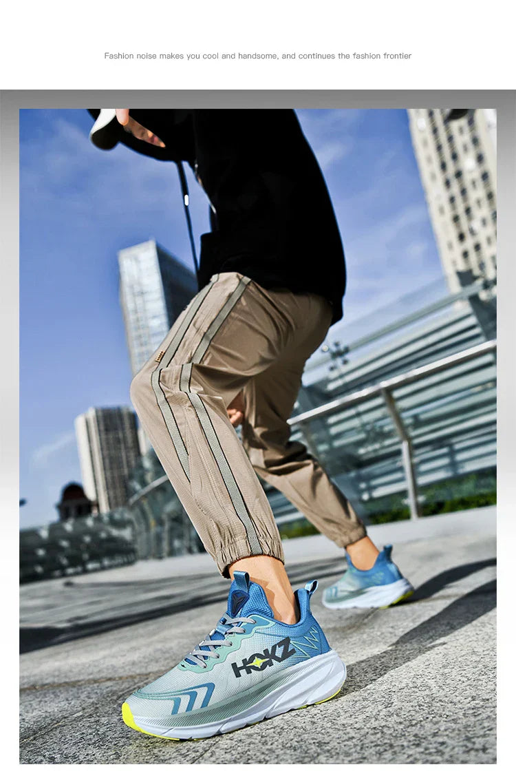 Carbon Plate Air Cushion Running Shoes for Men Soft Chunky Sneakers Women Daily Commuting Shoes Outdoor Casual Walking Shoes