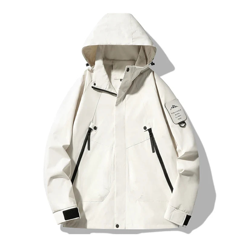 Women's Men's Waterproof Jacket Climbing Hiking Camping Trekking Windbreaker Unisex Outdoor Windproof Rain Coat Antifouling