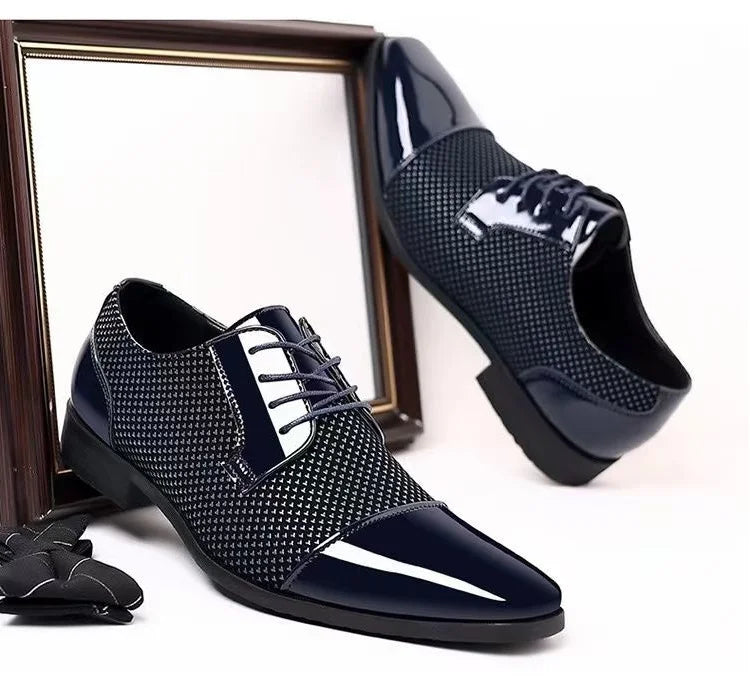 Dress Shoes Man Casual Business Pointed Toe Social Shoe for Men Breathable In Summer Leather Luxury Designer Clothing Low Price