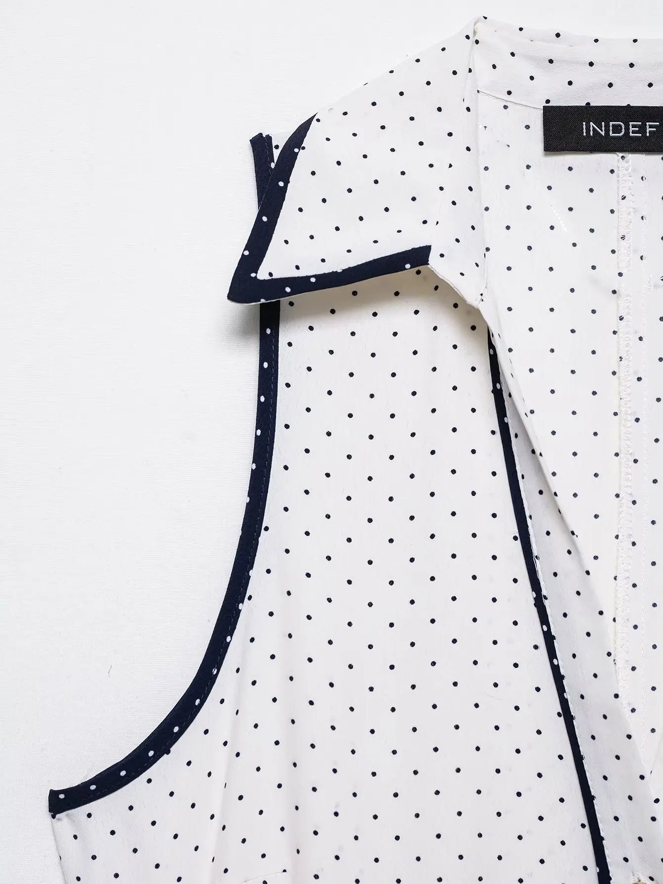 Woman Elegant Chic Sleeveless Single-breasted Midi Dress Summer Women Sexy White Polka Dot Shirt Style Chart Dress Mujer