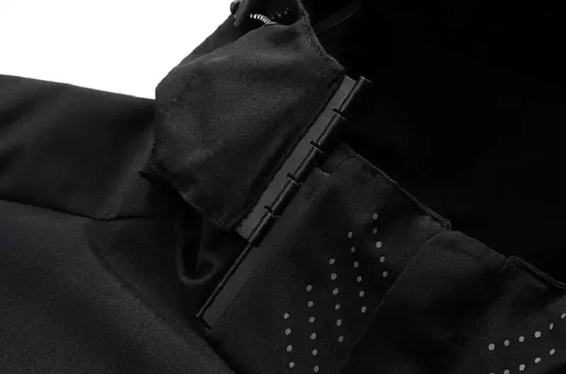Mens Outdoor Waterproof Jacket Windproof Hoodie Coats Lightweight Cycling and Hiking Raincoat Work Jacket Man Climbing Outerwear