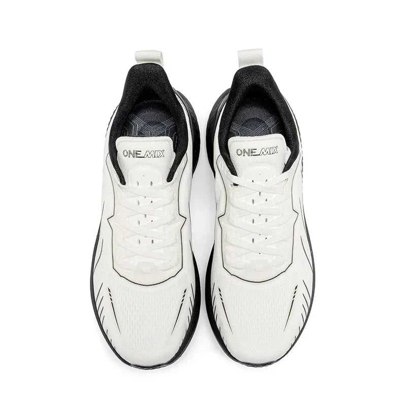 Cushioning Running Shoes For Men Suitable Heavy Runners Lace Up Sports Women Non-slip Outdoor Athletic Male Sneakers