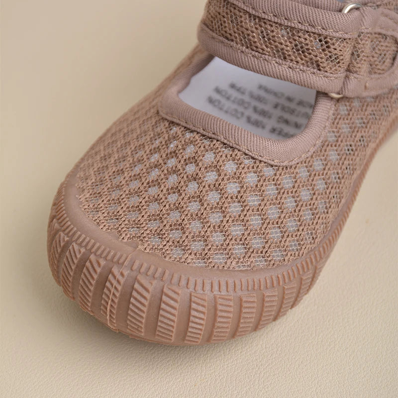 Popular Kids Summer Breathable Mesh Sneakers Toddlers Daily Flat School Walking Running Sports Shoes EY8275