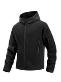 Winter Thermal Fleece Tactical Jacket Warm Thicken Hunting Hiking Outdoors Sports Hooded Coat Militar Outdoor Army Jackets S-3XL