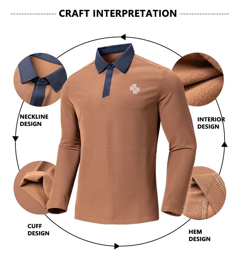 SBWL Autumn and Winter Fashion Outdoor Sports Long Sleeve Stand Collar T-Shirt Running Fitness Breathable Base Shirt Tops