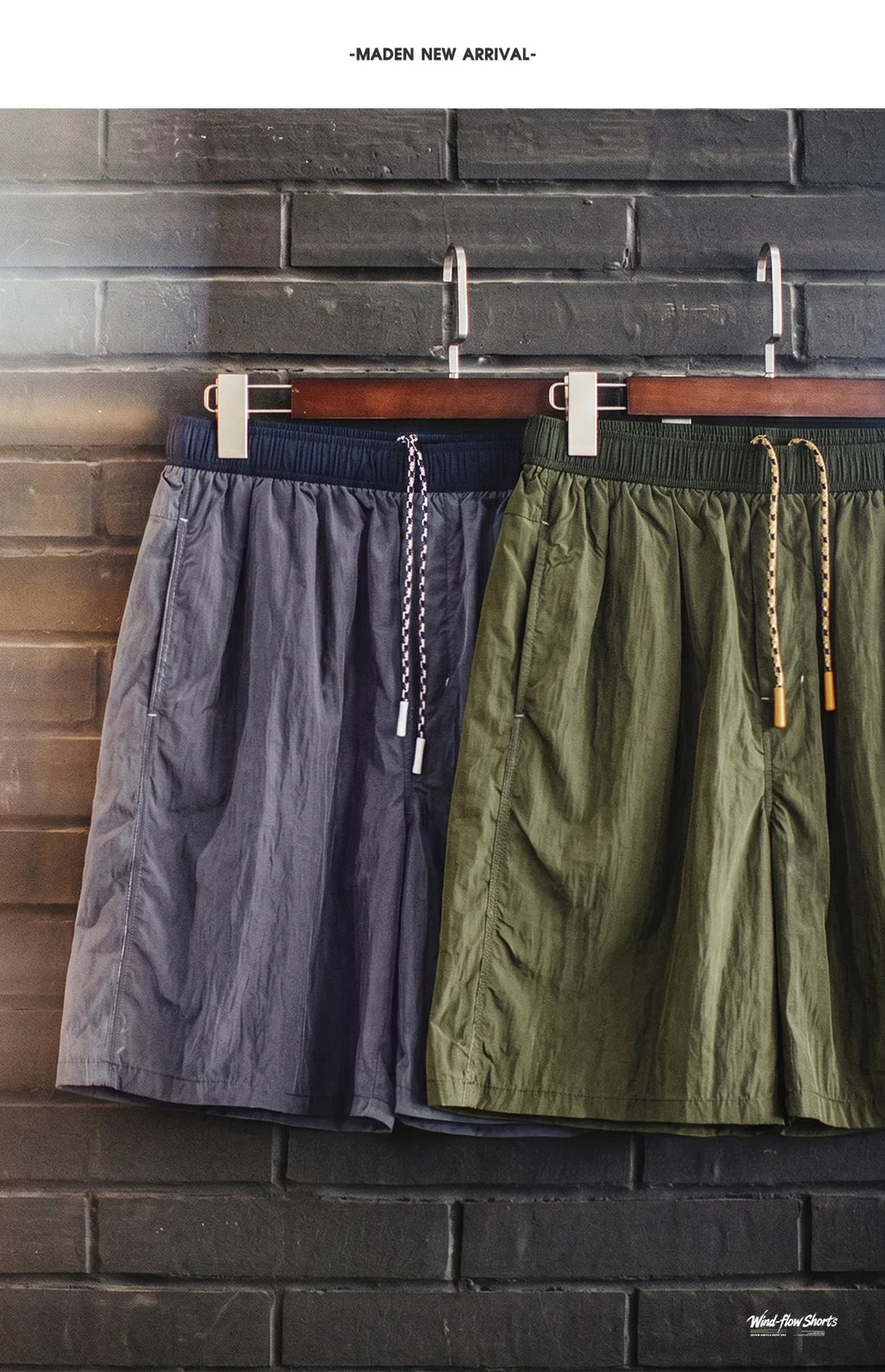Men's Amekaji Shorts Summer Retro Oversized Wide Leg Casual Shorts Elastic Waist Cargo Breathable Men's Streetwear Shorts
