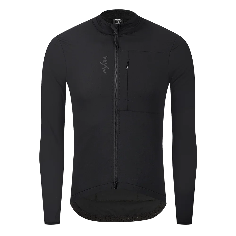 Waterproof Windproof Men Long Sleeve Cycling Jacket Thermal Fleece Bicycle Windbreaker Coat Road Bike Cycling Clothing Top