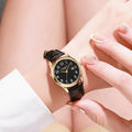 Luxury Watch For Woman High Quality Ladies Quartz Watch Waterproof Date Leather Women Watches reloj+box