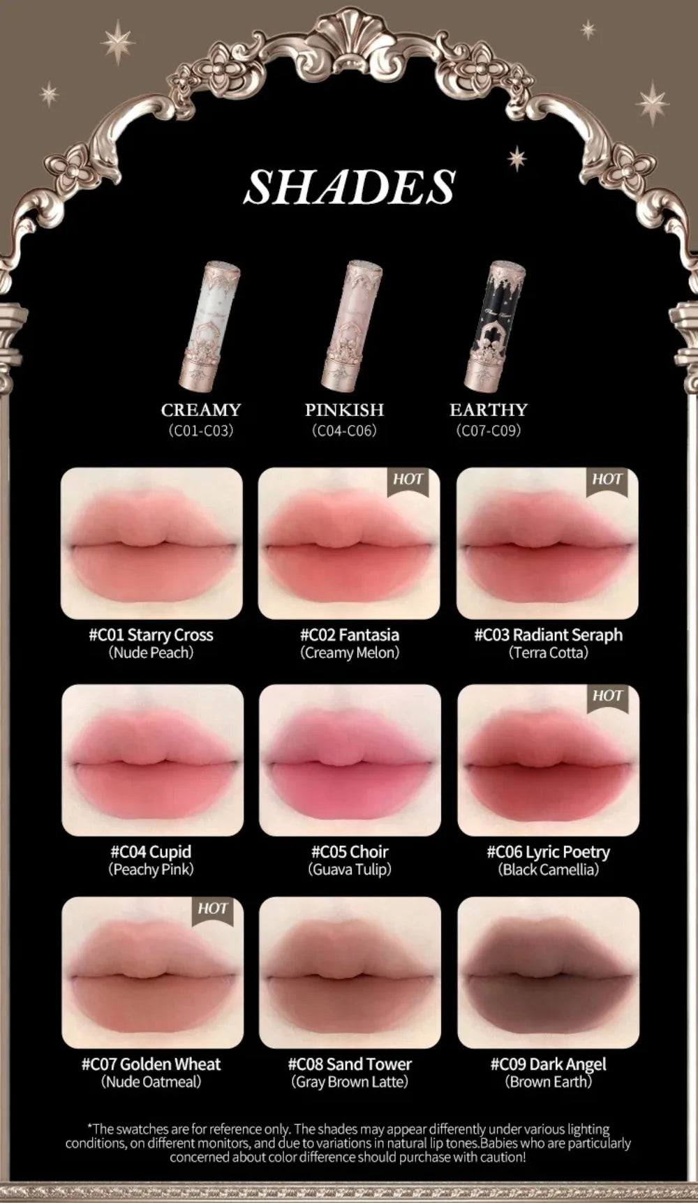 Little Angel Collection Makeup Gift Box Eyeshadow Blush Cream Matte Lipstick Highlighter Full Kit All In One