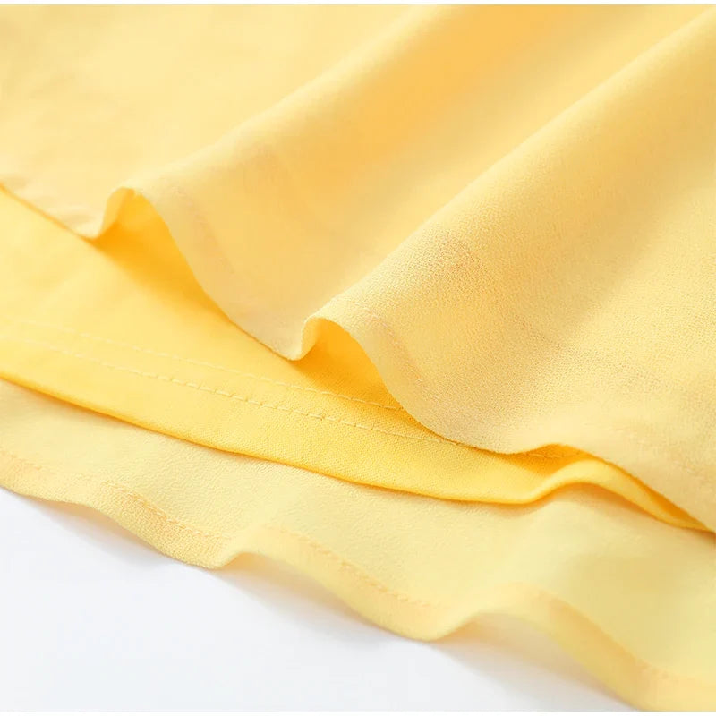 Elegant Solid Pleated Strapless Maxi Dress Yellow Off-shoulder Backless High Waist Split Robe 2026 New Lady Evening Party Gown