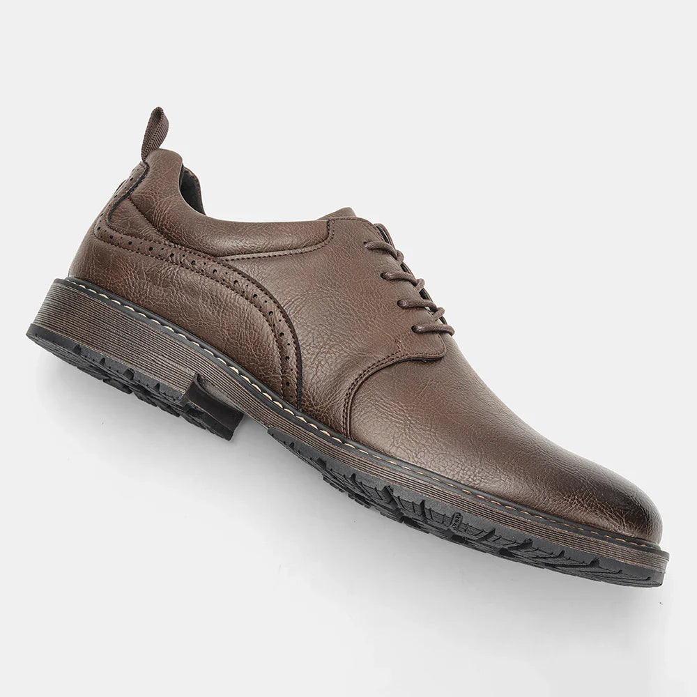 Men Casual Shoes Fashion Brand Comfortable 2025 Leather Shoes#KD826
