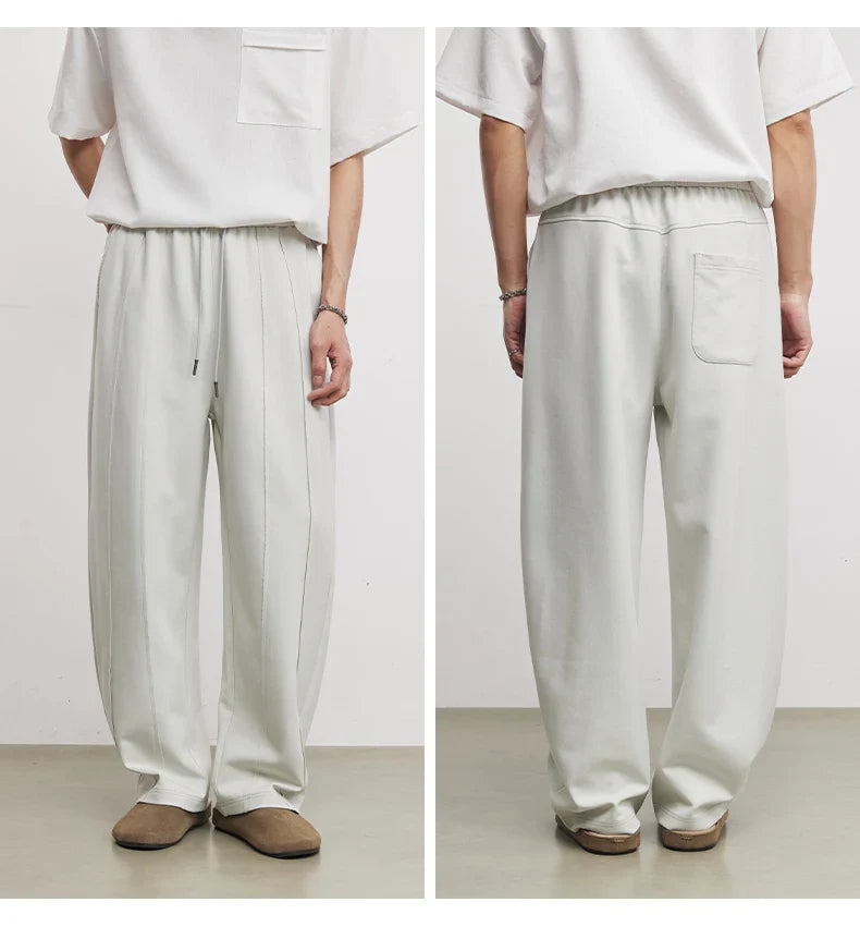 Fashion American Casual Sweatpants Men Spring And Autumn 2026 New Air Layer Scimitar Pants Loose Sports Pants