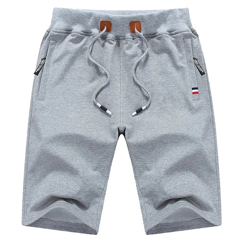2024 New Men's Shorts Summer Breeches Cotton Casual Sweat Bermudas Men Black Homme Classic Brand Clothing Beach Shorts Male