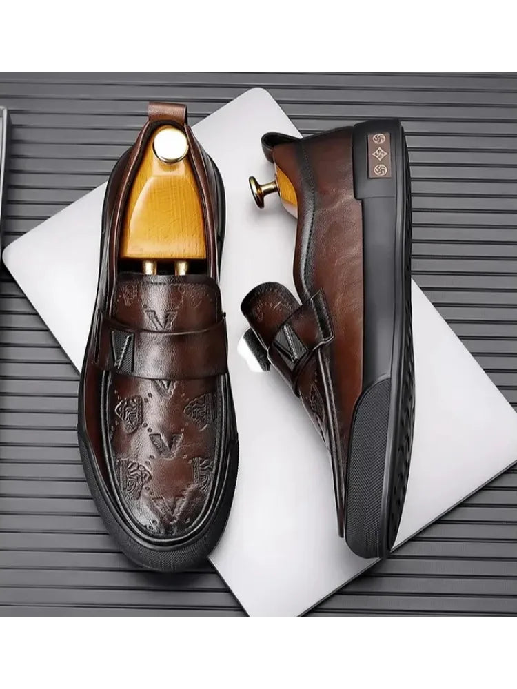 High-Quality Men's Leather Shoes – Comfortable Formal Footwear for Work & Occasions
