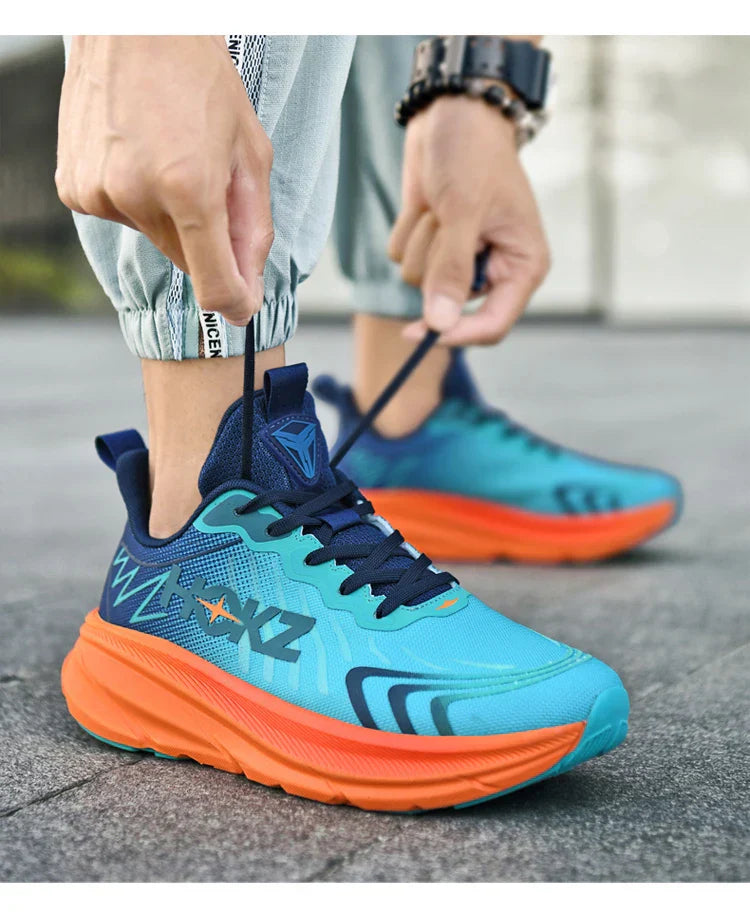 Men's Classic Cushion Running Shoes Hiking Walking Shoes for Women Gym Workout Lightweight Breathable Mesh