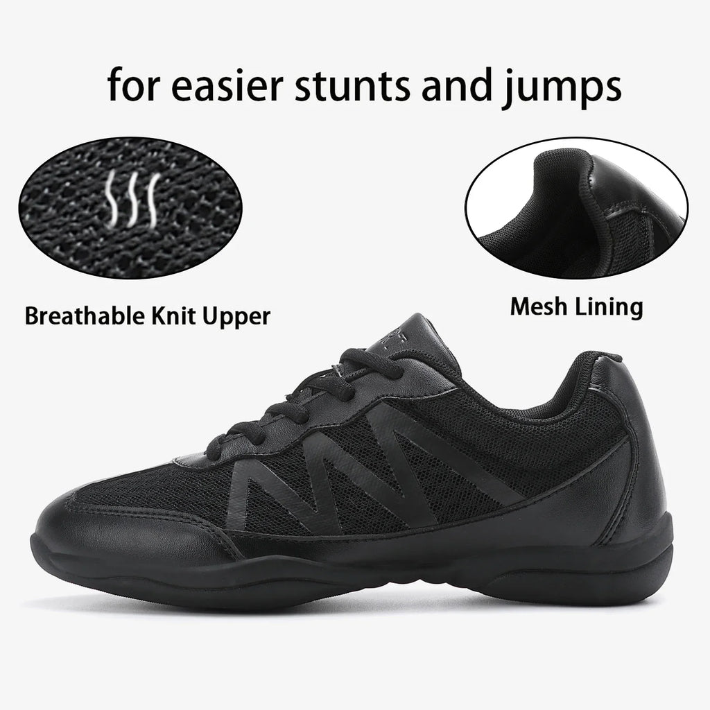 New cheerleading shoes Children's dance shoes Competitive aerobics shoes Fitness shoes Women's white jazz sports shoes 2105