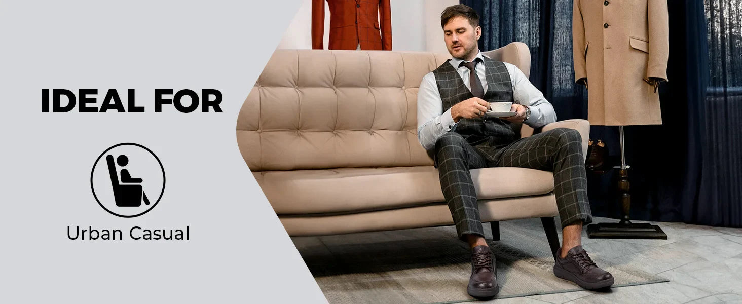 Wide Version Men's Leather Shoes Walking Shoes Oxford Shoes For Formal Business Shoe Comfortable All Day Wear