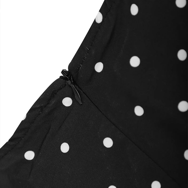 Women New Long Dresses Summer Elegant Upgraded Version Casual Polka Dots Party Dress Graceful Holiday Casual Slim Female Dresses