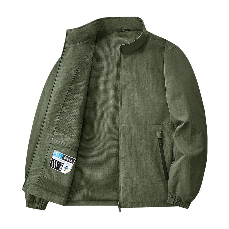 8XL Men Outdoor Jacket Autumn Winter Jacket Hiking Camping Windbreaker Plus Size Spring Oversized Outwear Hooded Coat