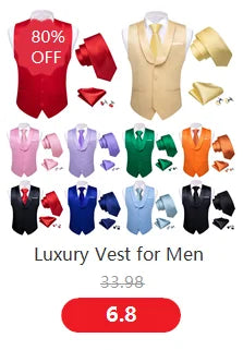 Green Suit Vest Men Paisley Waistcoat Plaid Silk Tie Handkerchief Cufflinks for Wedding Summer Vests Tuxedo MJ-2004 Barry.Wang