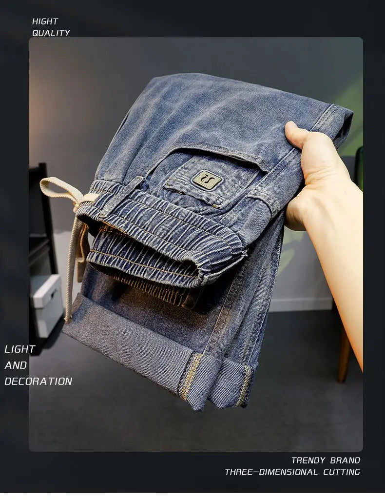 Men's Loose Straight Leg Jeans 2026 New Style Casual Comfortable Men's Denim Trousers Fashionable Male Fashion