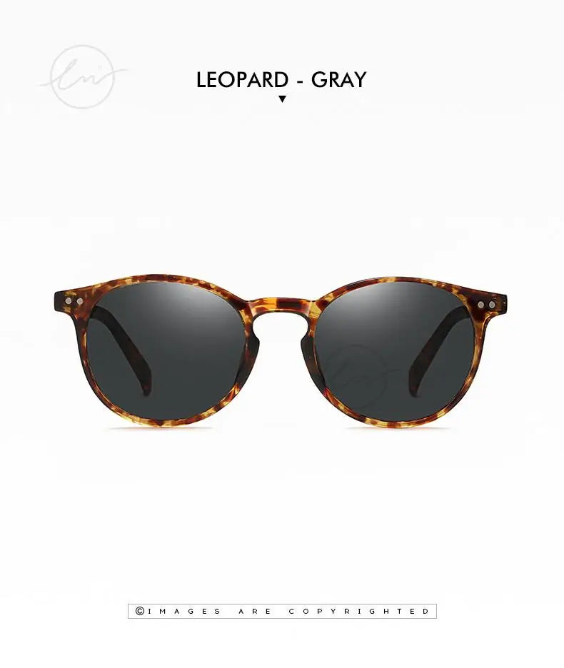 Retro Round Sunglasses Women Men Ultralight TR90 Polarized Unisex Driving Shades Vintage Sun Glasses UV400 Gafas De Sol