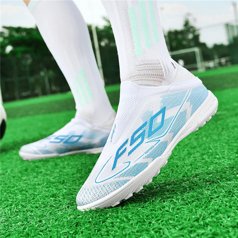 Men Society Soccer Shoes Cleats FG/TF Professional Original Women Football Boots Grass Indoor Training Unisex Non Slip Sneaker