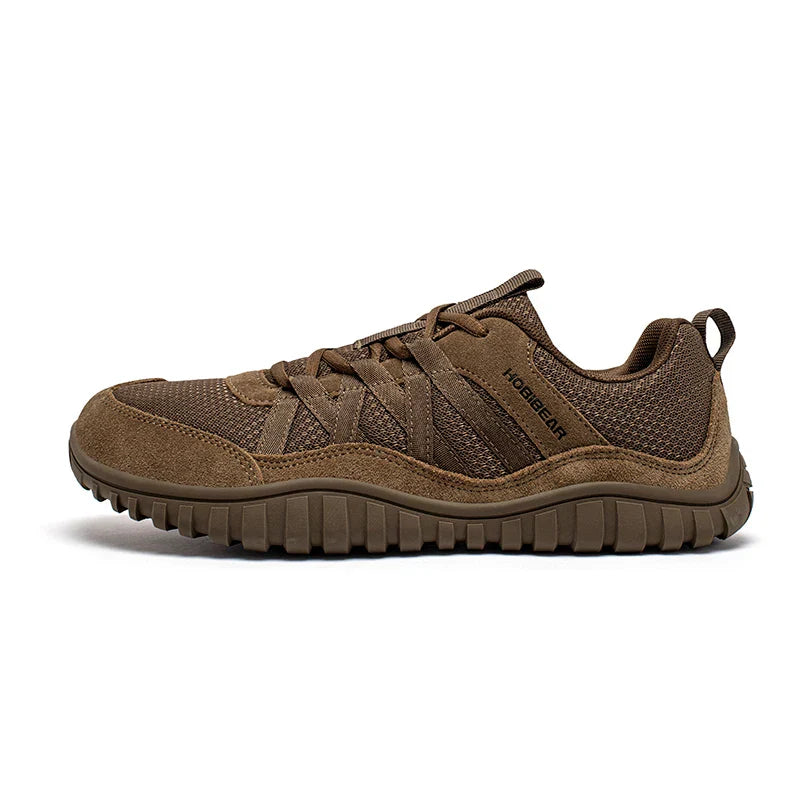 Wide Toe Walking Shoes Men Women Non Slip Outdoor Sneakers Lace Up Mesh Breathable Running Shoes