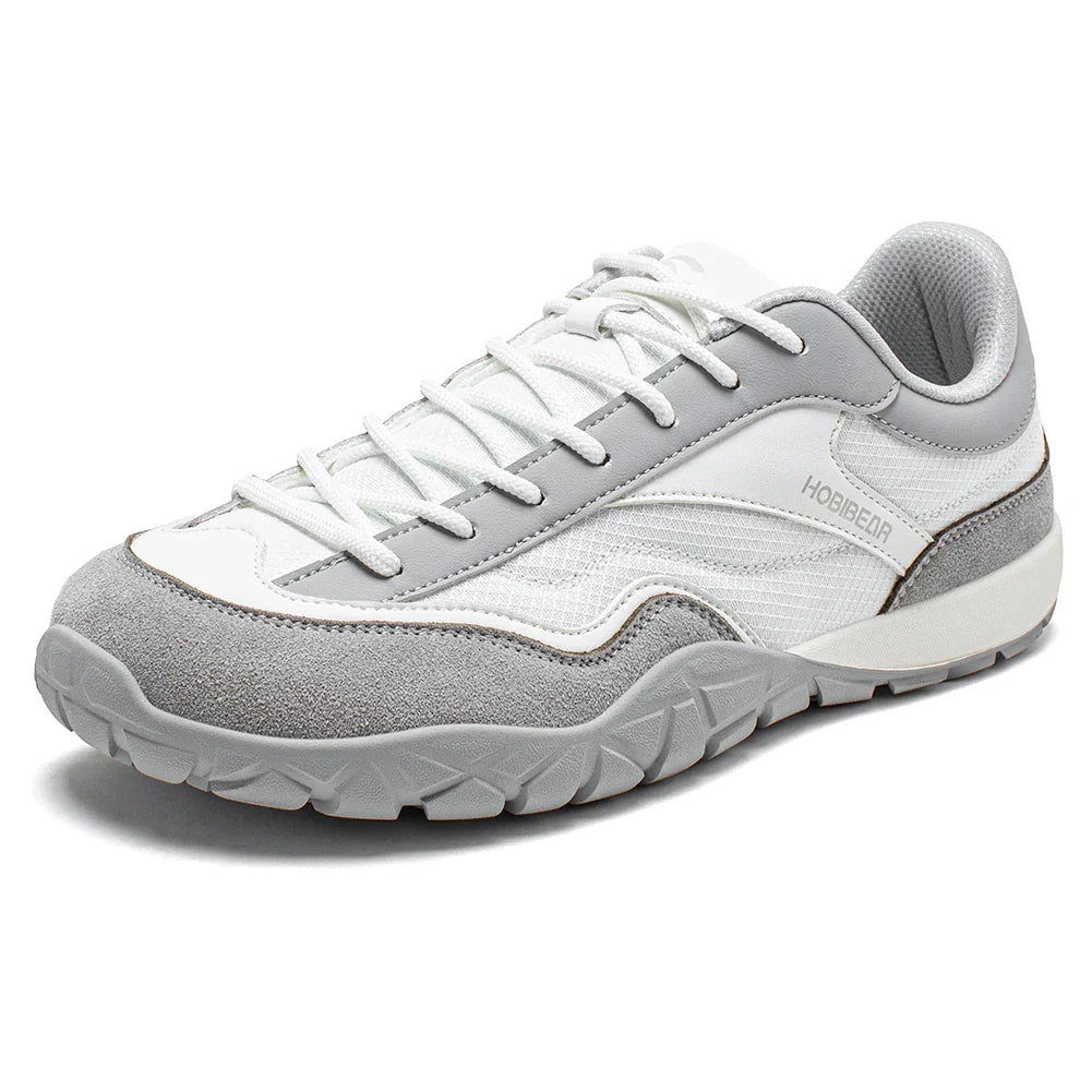 Wide Width Hiking Shoes Unisex Trekking Trail Running Sneakers Retro Non Slip Lace-Up Walking Shoes