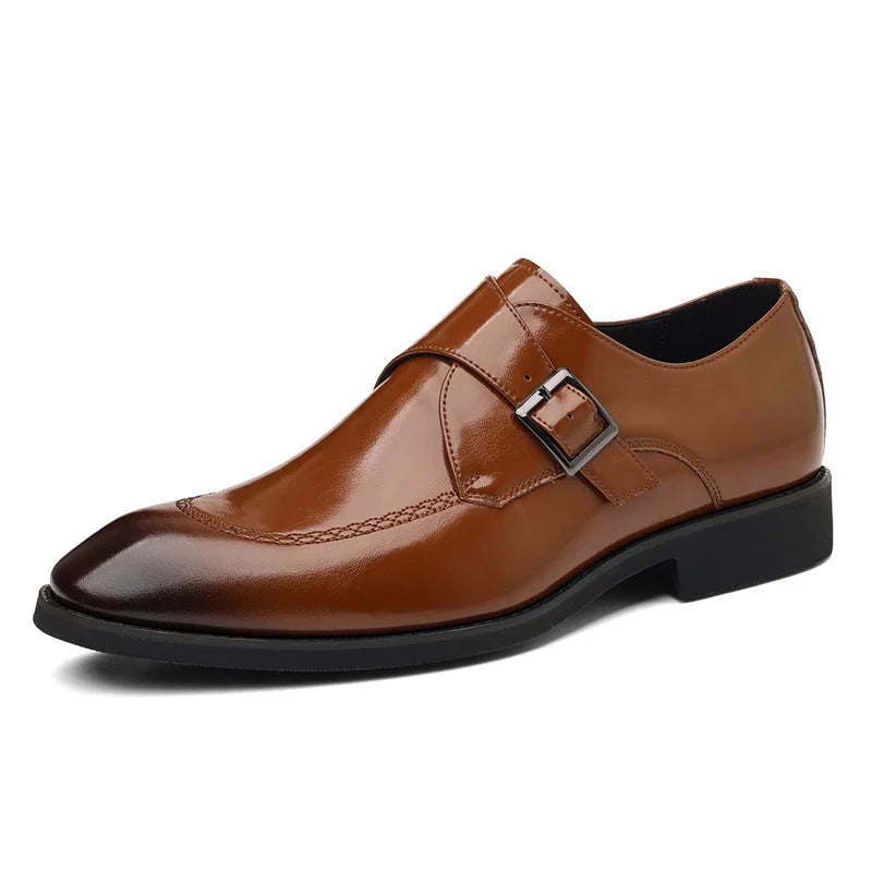 Men's Leather Shoes British Style Business Formal Derby Comfortable Fashionable Casual Footwear-SJ1112