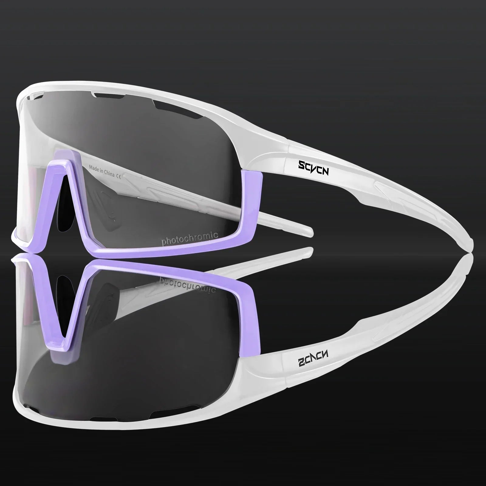 Photochromic Cycling Sunglasses Cycling Glasses UV400 Bicycle Eyewear Sports MTB Outdoor Bike Goggles Sunglasses Eyepieces