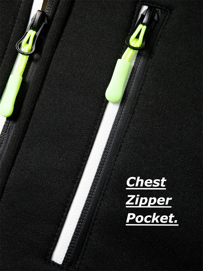 Men's Winter Warm Sherpa Plush Lined Jacket Casual Zip Up Hooded Coat with Zipper Pockets Male Fleece Outerwear Outfits Tops