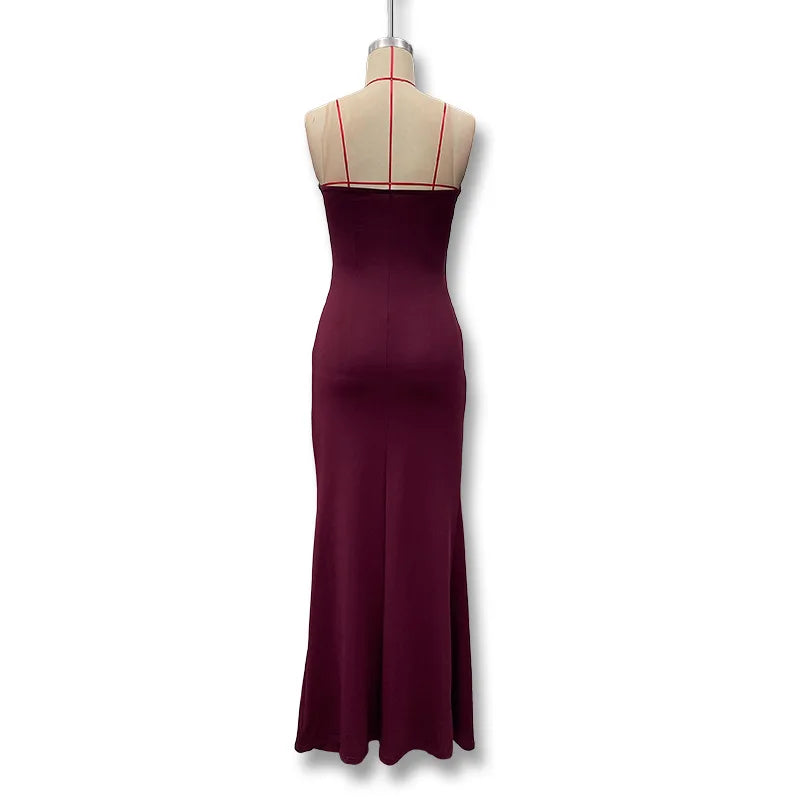 2026 Elegant Strapless Dress Women Classic Patchwork Ribbon Ruched Sexy Birthday Party Skinny Stretch Chic Clubwear Vestidos