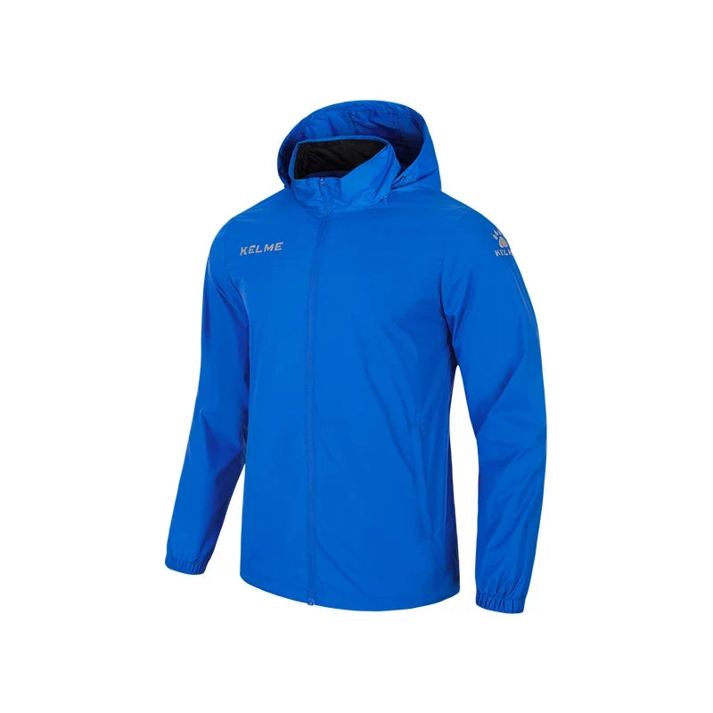 Men's Windbreaker Running Jacket Soccer Kid Hooded Windproof Coat Training Waterproof Jacket Quick Dry 3801241