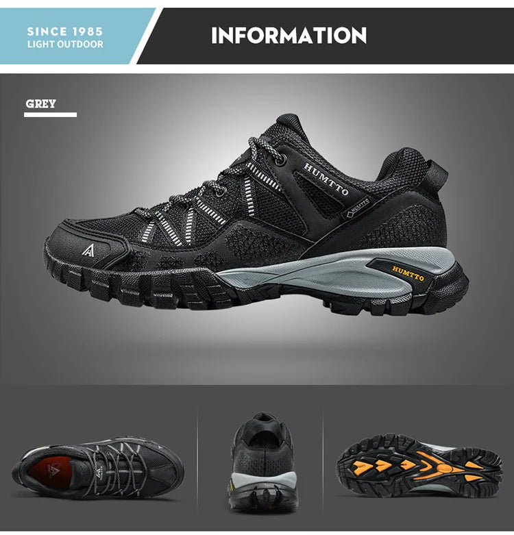 Breathable Hiking Men's Sports Shoes Luxury Designer Climbing Trekking Sneakers for Men Outdoor Work Man Boots 110609A