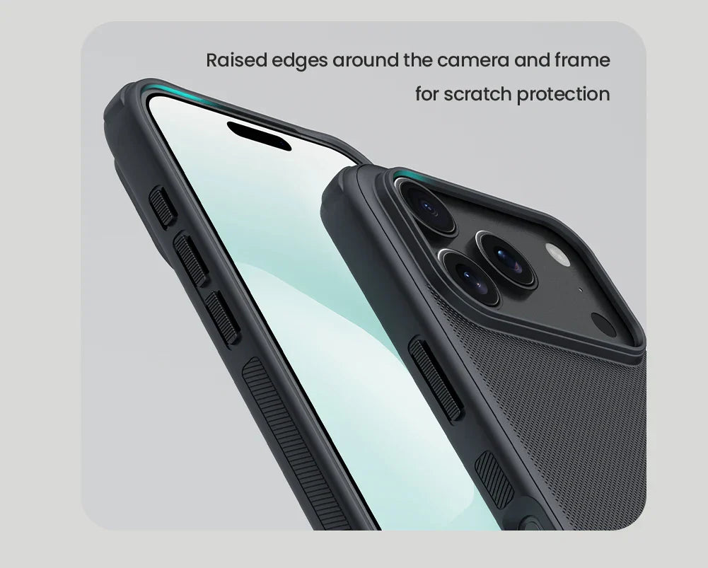 Nillkin For iPhone 17 Pro Max 17Pro Frosted Shield Pro Case PC+TPU Airbags Shockproof Anti-Scratch Phone Cover