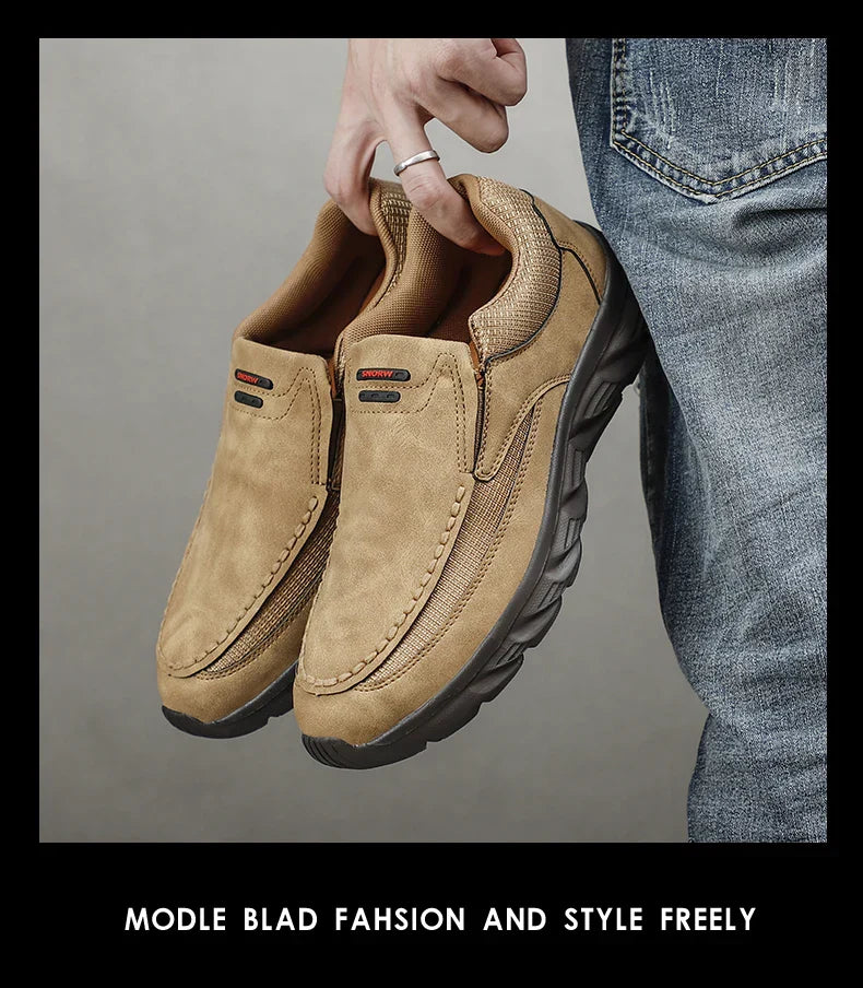 Men Sneakers Light Loafers Slip on Casual Shoes for Men Comfortable Walking Luxury Brand Male Business Shoe Driving Footwear