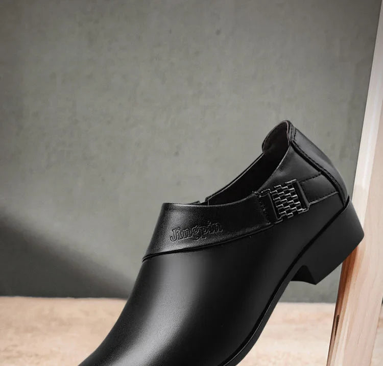 Leather Casual Pointed Toe Business Social Shoe for Men Elegant and Classic High Quality Fashion Dress Shoes Man Low Price Suit